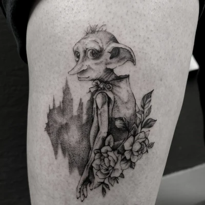 Tetovanie Dobbyho z filmu Harry Potter